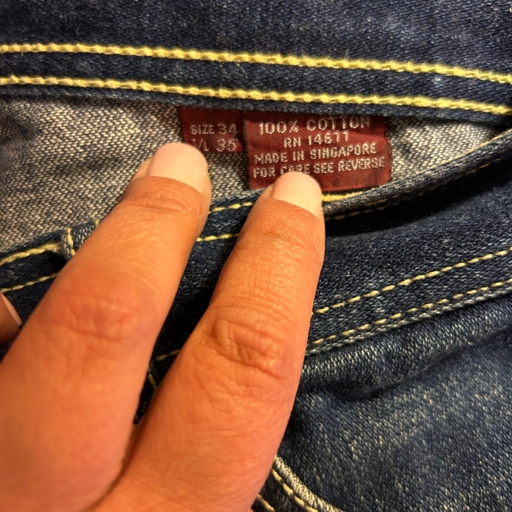 Saint Hilaire Jeans Sz 34/35 - Picture 4 of 12